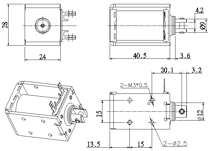 金祿電磁鐵JL-0940